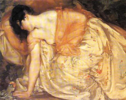 Mary Shepard Greene, "The Princess and the Frog," Oil on panel, 1909. Brooklyn Museum. DeGraaff