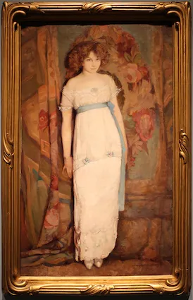 Mary Greene Blumenshein, "Louisa Fletcher," oil on canvas, c. 1912. Wikimedia Commons