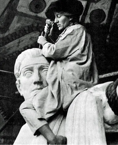 Malvina Hoffman, "England," Bush House, London, 1925 (from Yesterday Is Tomorrow, p.218)