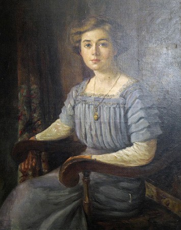 Jean Reid?, undated, oil on canvas. Columbia Art Properties, Reid Hall. Jean Reid?, undated, oil on canvas. Columbia Art Properties, Reid Hall.