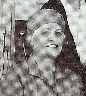 Photo of Elfreda Klamroth, aka Ruano Bogislav, 1940s, from Meher Baba Life & Travels.