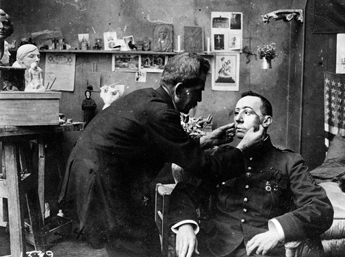 Wlérick and soldier