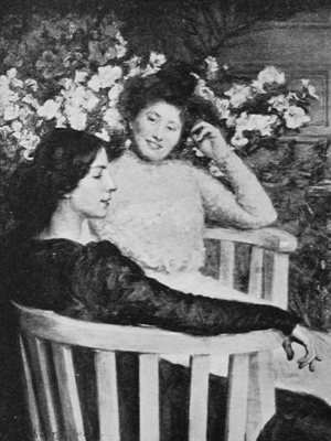 Lucy Lee-Robbins, “Dark and Fair,” ca. 1901, oil on canvas. Illustrated catalogue of the 1901 Salon des artistes français. Lucy Lee-Robbins, “Dark and Fair,” ca. 1901, oil on canvas. Illustrated catalogue of the 1901 Salon des artistes français
