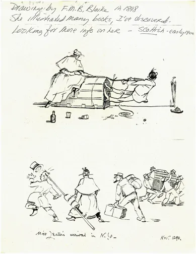 Frances Blaikie, "Anna's Arrival in New York," November 1898. Harvey, 2000