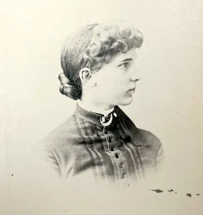 Side Profile Photograph of Josephine Miles Lewis. Ridgway Hall Research Material on Josephine Miles Lewis, circa 1880-1981. AAA.hallridg, Box 1, Folder 4. Archives of American Art, Smithsonian Institution, Washington, D.C. 
