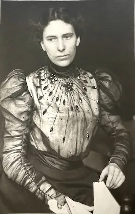 Photograph of Josephine Miles Lewis. Ridgway Hall Research Material on Josephine Miles Lewis, circa 1880-1981. AAA.hallridg, Box 1, Folder 4. Archives of American Art, Smithsonian Institution, Washington, D.C. 