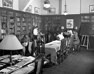 Library. Photograph retrieved from U.S. National Archives & DVIDs.