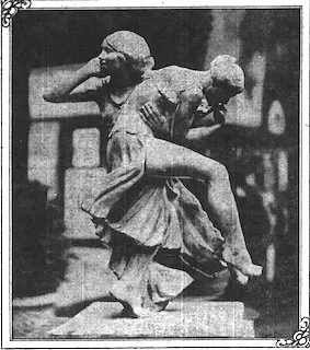 Florence Lucius, "Dancing Group," sculpture, c. 1911. The New York Times, 11 May, 1913, p. 54.
