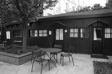 The "Maison Verte" 2010, built c. 1913 as a clinic for American students