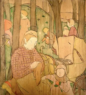 Ethel Mars. woodblock, n.d.