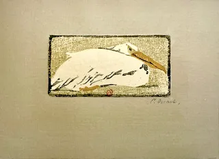 Ethel Mars. "Pelican," etching, n.d.