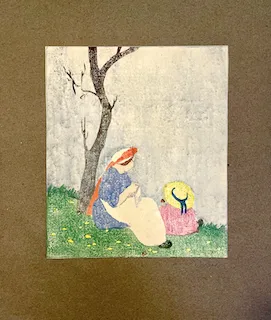 Ethel Mars. "Printemps," etching, n.d.