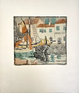 Ethel Mars. "Rimini," etching, n.d.