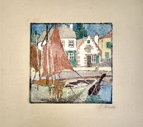 Ethel Mars, Bâteau à Concarneau, INHA