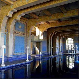 Hearst Castle inside pool