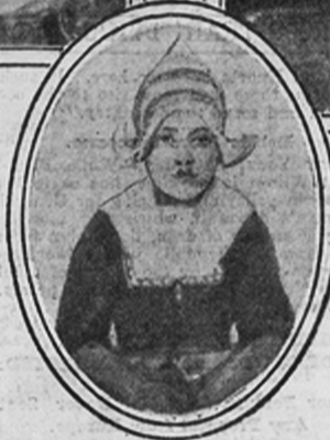 Jane Mumford, Miniature portrait, The New York Herald European edition, December 7, 1913, p. 2. Jane Mumford, Miniature portrait, The New York Herald European edition, December 7, 1913, p. 2
