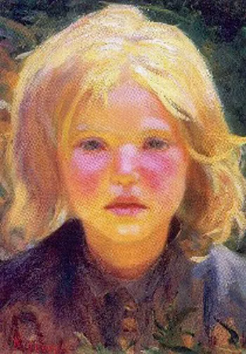 Willie Newman, “Sunshine in the Lettuce Patch,” 1896, oil on canvas, private collection. Image from Curiator 