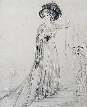 Gertrude Partington, Portrait of Marion Fairweather, drawing, n.d. Invaluable