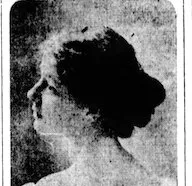 Photograph of Gertrude Partington, The San Francisco Examiner, January 29, 1900, p. 5