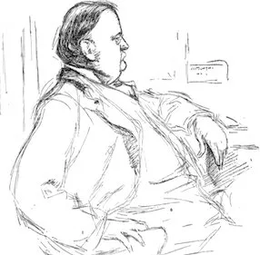 Gertrude Partington, Drawing, 1909, The San Francisco Examiner, January 15, 1909, p. 1