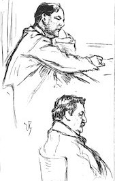 Gertrude Partington, Drawing, 1909, The San Francisco Examiner, January 29, 1909, p. 3 Gertrude Partington, Drawing, 1909, The San Francisco Examiner, January 29, 1909, p. 3