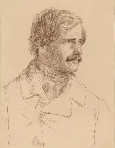 Portrait of Richard done by his brother Horatio, c. 1850, pen and brown ink over graphite on wove paper, sheet: 22.4 × 14.9 cm (8 13/16 × 5 7/8. Find a Grave