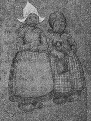 Mary A. Post, “Children of Volendam,” The New York Herald European edition, February 23, 1902, Supplement p. 1. Mary A. Post, “Children of Volendam,” The New York Herald European edition, February 23, 1902, Supplement p. 1