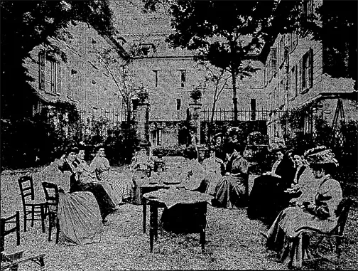 Afternoon tea at the Club, 1907 (Baltimore Sun, September 8, 15)