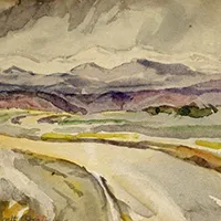 Elisabeth Spalding, undated, watercolor
