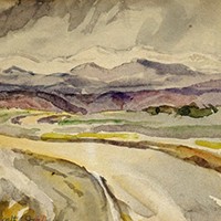 Elisabeth Spalding, undated, watercolor