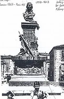 Jean-Baptiste Belloc, drawing of the monuet for Canet-en-Roussillon. Musée d'Orsay