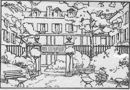 Reid Hall block print