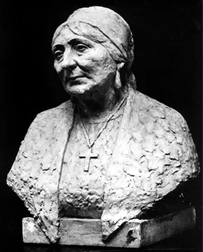 Rosalie, plaster bust, n.d.