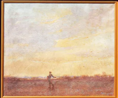 "Matin d'Automne", William A. Sherwood, n.d., oil on canvas, Live Auctioneers