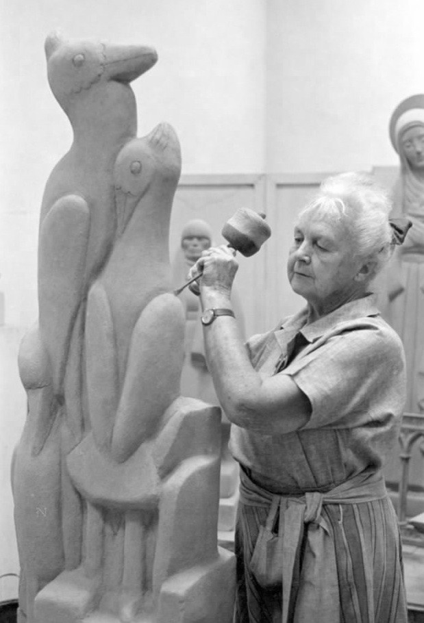 Photograph of Shonnard at work