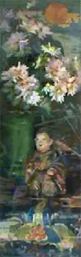 Letta Crapo Smith, “A Saga Doll,” 1906, pastel on paper, Flint Institute of Arts