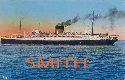 SS De Grasse. French Liner taken by Smith College group in 1947