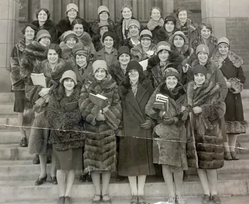 An early group of Smith juniors in Paris, ca. 1920s, Smith College Archives