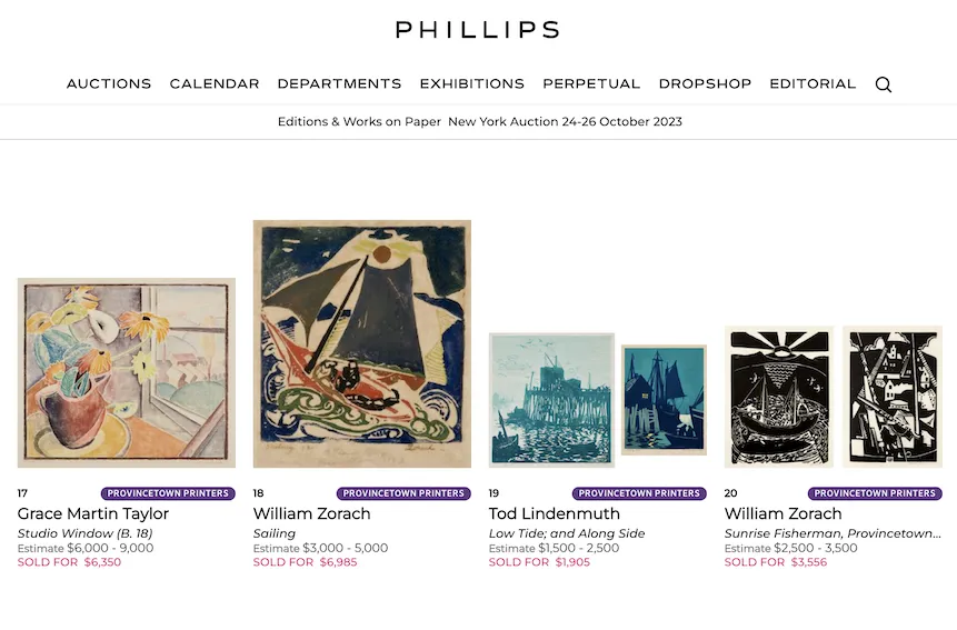 Phillips New York Auction, 2023
