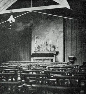 Photograph of the interior of the Chapel, c. 1904. American Cathedral Archives