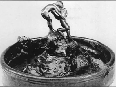 Lindsey Morris Sterling, Untitled sculpture, undated, bronze. Reprinted in Hall, Douglas E. Images from America: Edgewater. Charleston, Sc: Arcadia Publishing, 2005, p.121