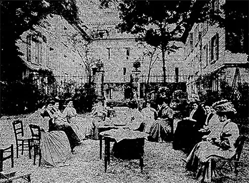 Afternoon tea at the Club, 1907 (Baltimore Sun, September 8, 15)