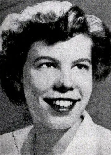 Elizabeth Blake, class of 1952, Barnard College. Printed in Barnard Alumnae Magazine, May 1953, p.5