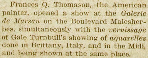 Shinkman, The Chicago Tribune Paris edition, October 10, 1925, p. 3 Shinkman, The Chicago Tribune Paris edition, October 10, 1925, p. 3