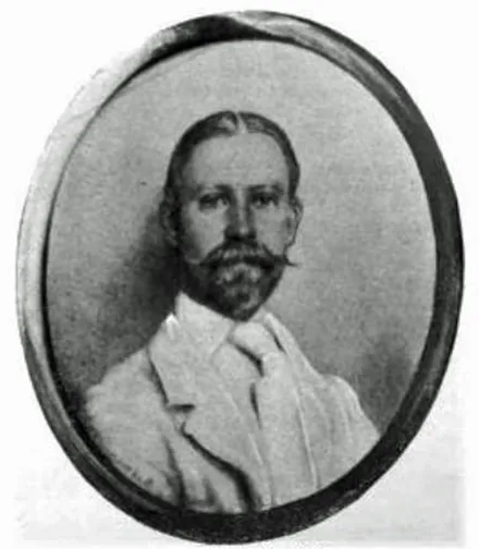Lucy Parkman Trowbridge, Miniature portrait of Howard Hart, 1896. (Richards 677)
