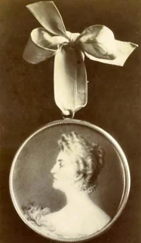 Lucy Parkman Trowbridge, miniature portrait of Mrs. Denton, 1896. Exhibited at the 1896 Salon des Beaux-Arts. Frick Digital Collections