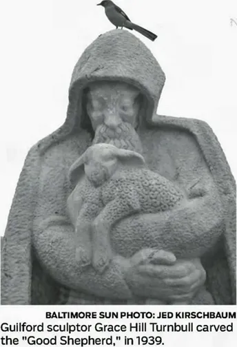 Grace Hill Turnbull, detail of "The Good Shepherd. "The Baltimore Sun, May 30, 2009, A3