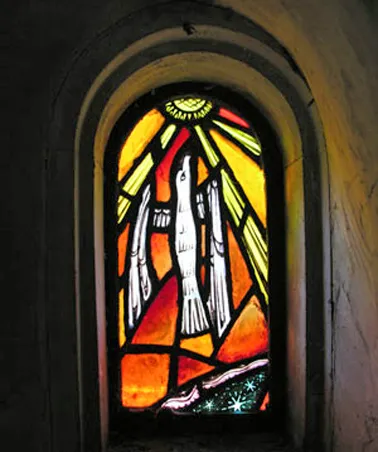 Window in Turnbull's studio. Posted on ronaldtanner.com/grace-turnbull-broken-dreams