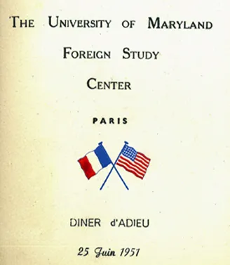 Invitation to goodbye party. Retrieved from RH archives, scrapbook.