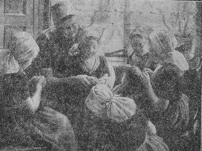 Elizabeth Van Elten, “The Knitting Lessons,” The New York Herald European edition, February 22, 1903, Supplement p. 1. Elizabeth Van Elten, “The Knitting Lessons,” The New York Herald European edition, February 22, 1903, Supplement p. 1